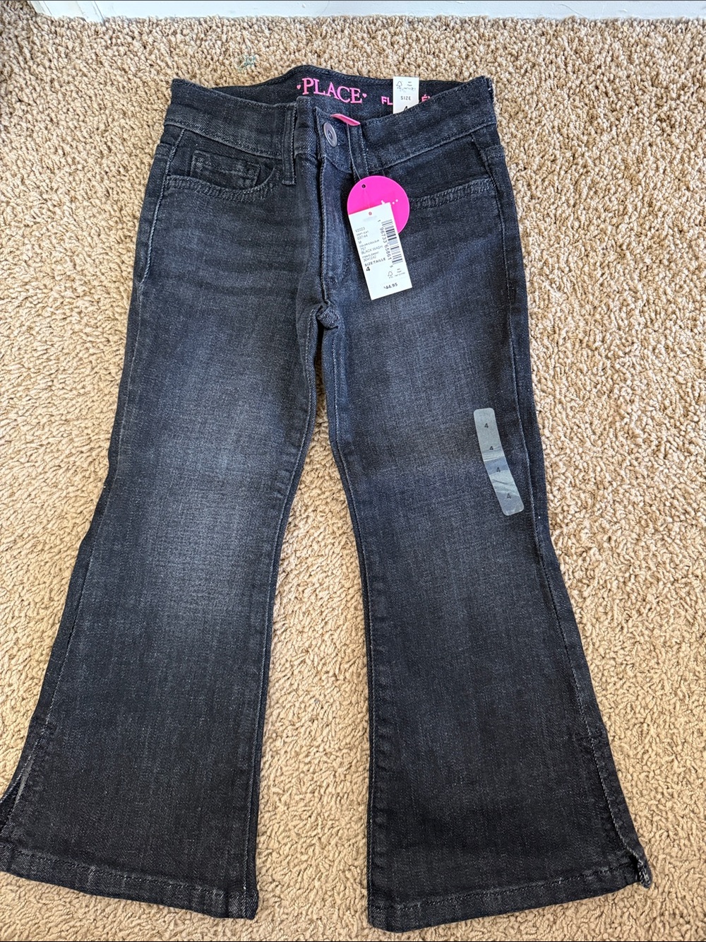 The Children's Place Girls' Dark Gray Flare Jeans